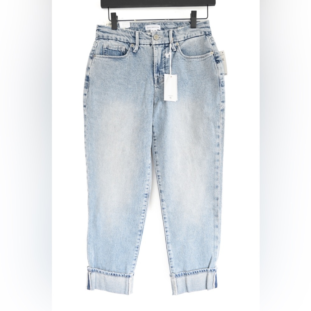 Good American The Weekender Petite Jeans, New With Tags, Size 00 - Picture 5 of 10
